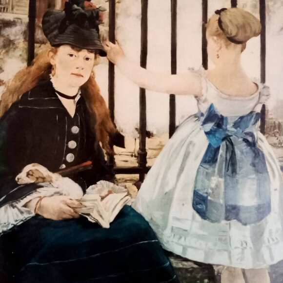 RARE Museum Pair – Numbered Manet & Cassatt Wall Plaques – NGA PROVENANCE - Picture 1 of 4